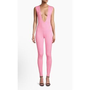 NWT Victor Glemaud Sleeveless Plunging V-Neck Jumpsuit One Piece SZ SMALL $485